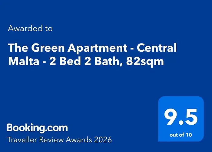 Stylish & Quiet 2bed 2bath Between Valletta & Sliema *